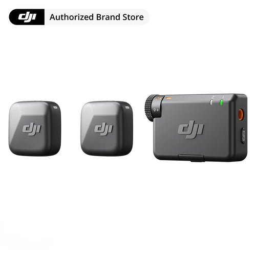 DJI Mic Mini Active Noise Cancelling, Plug-And-Play Ultralight Mic for Camera, Iphone, Android, PC & Tablet, 2-Person Vlog Streaming Team Production