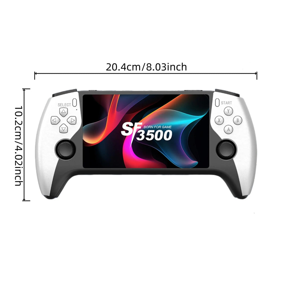 Sf3500 Retro Handheld Games Console, 5-Inch IPS HD Screen, Dual Joystick, Multiple Emulators, HDMI Output, Ergonomic Design, Perfect for Gaming Enthusiasts #GLOBAL PICKS