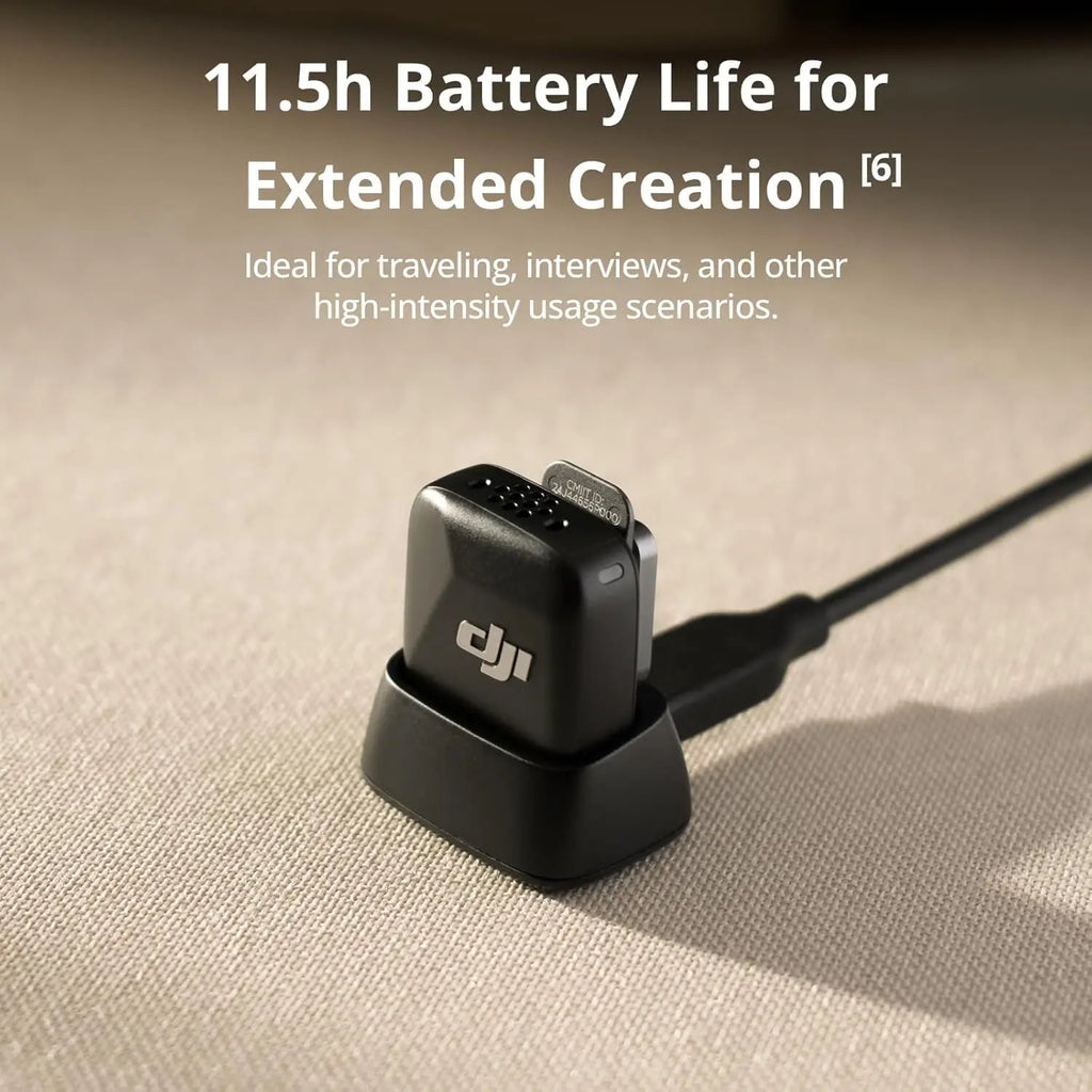 DJI Mic Mini Active Noise Cancelling, Plug-And-Play Ultralight Mic for Camera, Iphone, Android, PC & Tablet, 2-Person Vlog Streaming Team Production