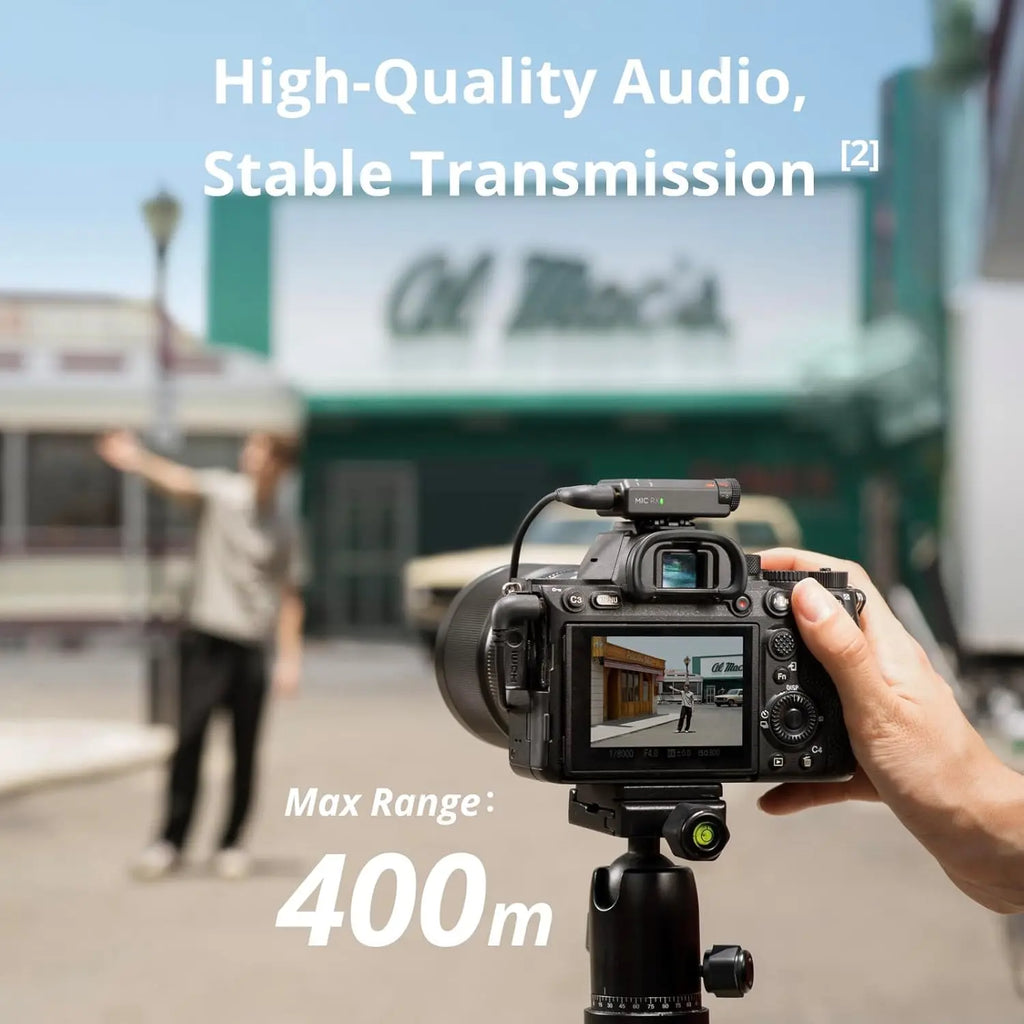 DJI Mic Mini Active Noise Cancelling, Plug-And-Play Ultralight Mic for Camera, Iphone, Android, PC & Tablet, 2-Person Vlog Streaming Team Production