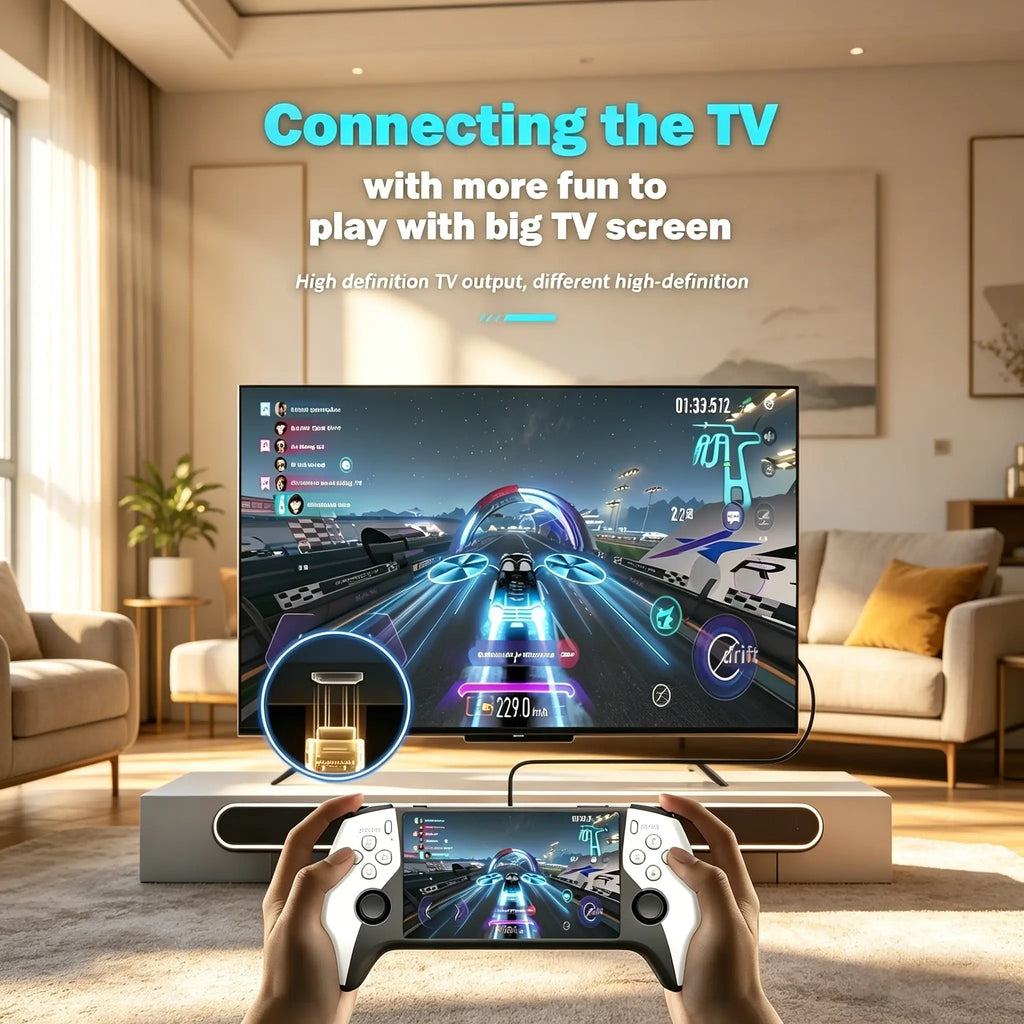 Sf3500 Retro Handheld Games Console, 5-Inch IPS HD Screen, Dual Joystick, Multiple Emulators, HDMI Output, Ergonomic Design, Perfect for Gaming Enthusiasts #GLOBAL PICKS