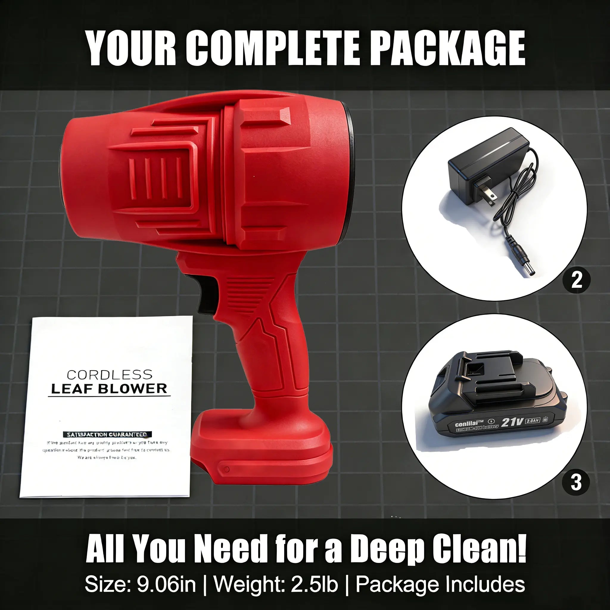 Cordless Turbo Super Power Air Duster 21V Blower One-Touch Clean Cordless & Powerful Handheld Powerfuldryer Aircraft Engine Design