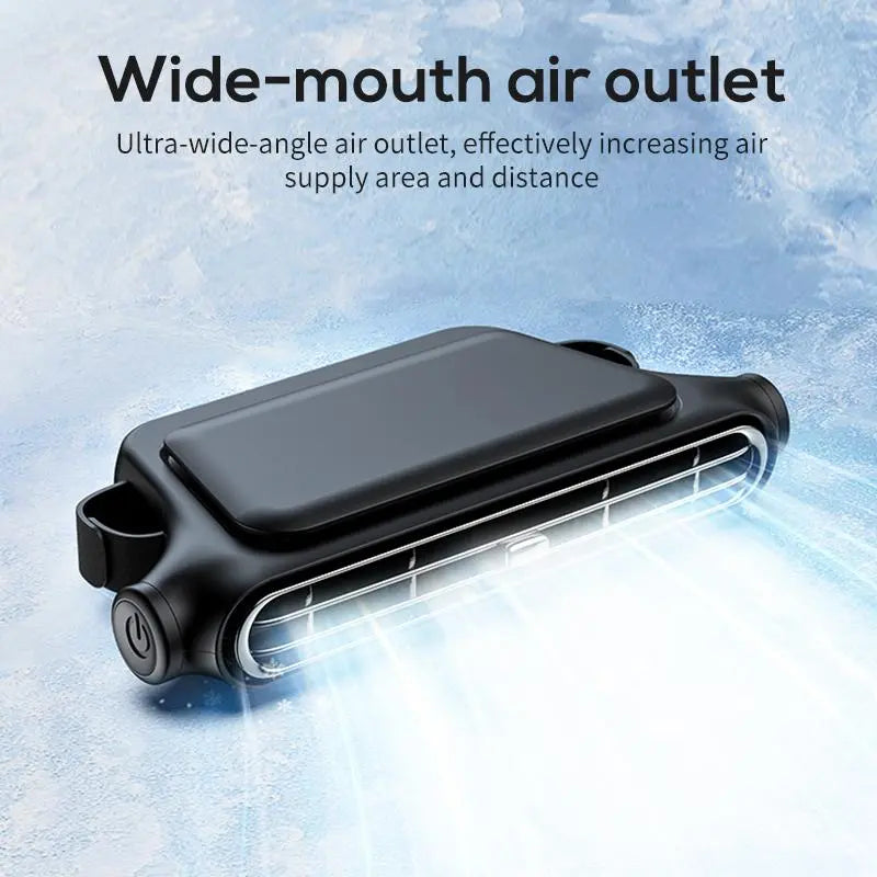 Car Seat Velcro Fan: 3 Adjustable Speeds, Built-In 3000Mah Battery, USB Charging, Suitable for Cars, Golf Carts, and Travel Rvs